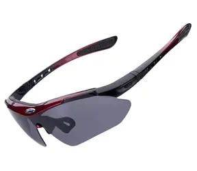 Rockbros 10141 Photochrome Radbrille Rot / UV400