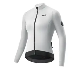 Rockbros YDWT006 TVI weiß-grau / Damen-Radtrikot / Isoliert / Herbst/Winter / Größe M