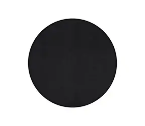 Guzzini Platzset aus Stoff, schwarz / Platzset / Durchmesser 38 cm / Polyurethan