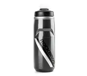 Rockbros Thermosflasche fürs Fahrrad, 620 ml, schwarz / Thermosflasche / Isoliert / BPA-frei