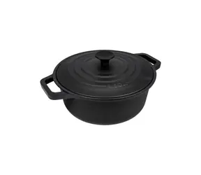 Risoli LE PIGNATTE / Gusseisentopf mit Deckel / 20 cm / 1,5 l / Induktion