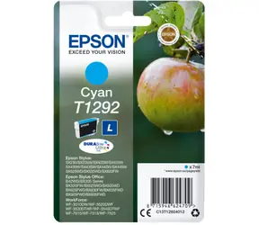 Epson Einzelpackung Cyan T1292 DURABrite Ultra Tinte Cyan / Druckertinte / 7 ml / 485 Seiten