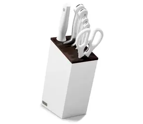 Wüsthof Classic Weiß / Messerblock / 6-teilig / Brotmesser / Solingen