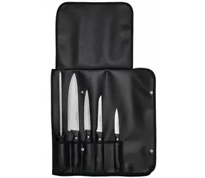 Wüsthof GOURMET Messerblock, 6-teilig / Wetzstahl + 4 Messer / Kunststoff / Breite 43 cm