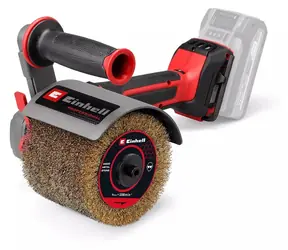 Einhell TP-BR 18/32 Li BL-Solo / Akku-Rundschleifer / 18 V / Schleifband 10 cm / Schleifscheibe 12 cm / Ohne Akku