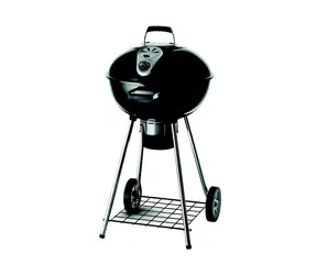Napoleon NK22-LEG / Holzkohlegrill / Edelstahlrost / ACCU-PROBE Thermometer / Räder / Kühlgriff