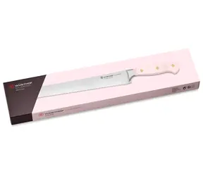 Wüsthof CLASSIC COLOUR Pink Himalayan Salt / Brotmesser / 20 cm / Doppelt gewellte Klinge / Geschmiedeter Stahl
