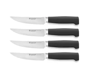 Wüsthof Partner Steakmesserset, 4-teilig, 12 cm / Steakmesser / geschmiedet / 58 HRC / Edelstahl
