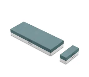 WÜSTHOF Schleifstein mit Halter / Körnung J1000/4000 / 22x8x3 cm / rutschfester Halter