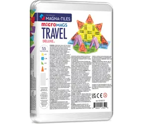 MAGNA-TILES® Magnetisches Bauset Deluxe Reiseset / 55 Teile