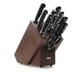 Wüsthof Classic Messerblock, 12-teilig, dunkel / Messerblock / Eschenholz / Edelstahl