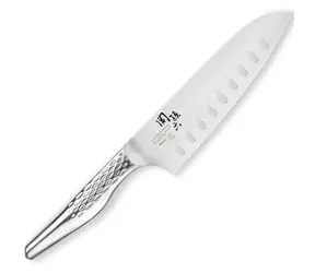 KAI Santoku-Messer Sekimagoroku Shoso 16,5 cm / Hohlschliff / Edelstahl 5CR15MoV / 56 HRC / 134 g