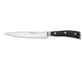 Wüsthof CLASSIC IKON Schinkenmesser 16 cm / Küchenmesser / Edelstahl 58 HRC / Geschmiedete Klinge