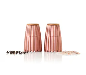 AdHoc MagTwo Salz- und Pfeffermühle Roségold / magnetisch / Keramikmahlwerk / 19,5 cm