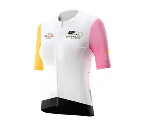 Rockbros 15210005004 weißes Damen-Radtrikot mit Aufdruck, Größe M