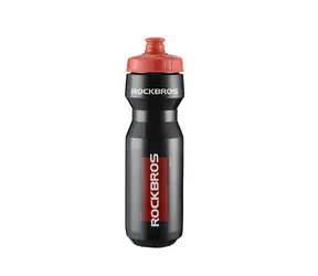 Rockbros Fahrradflasche 750 ml schwarz / Fahrradflasche / Rotes Mundstück