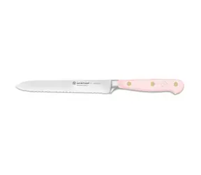 Wüsthof CLASSIC COLOUR Pink Himalayan Salt / Wurstmesser / Wellenklinge / 14 cm