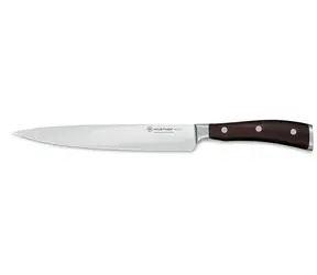 Wüsthof IKON Schinkenmesser 20 cm / Küchenmesser / Gerade Klinge / Grenadillgriff