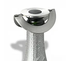 AdHoc CHAMP / Champagner- und Sektverschluss / Edelstahl, Silikon / zum Aufschnappen