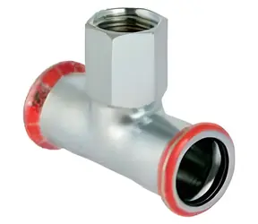 Geberit Mapress T-Stück 28 mm x G1/2" / T-Stück / Kohlenstoffstahl / Pressverbindung