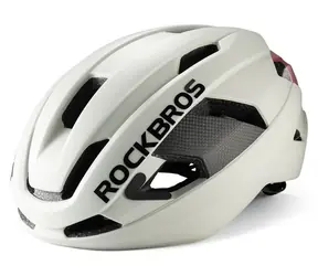Rockbros LK-15 hellgrau / Fahrradhelm / Carbon / Größe 58-62 cm