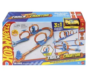 Mattel Hot Wheels Track Creator Dreifachschleife / Kunststoff / 4-7 Jahre