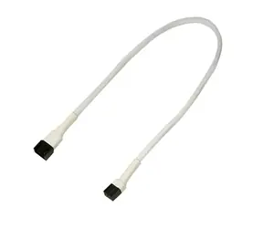 Nanoxia / Verlängerungskabel 3-polig Molex / 30 cm / weiß