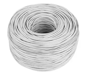 Lanberg UTP-Kabel Cat5e 305 m, Ader CU LSZH, grau / Netzwerkkabel / 100 MHz / AWG 24 / Fluke-geprüft