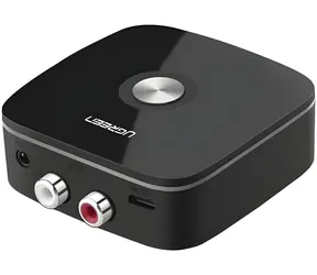 Ugreen CM106 schwarz / Bluetooth-Empfänger / Bluetooth 5.1 / 2x Cinch / 3,5-mm-Klinkenbuchse / aptX HD