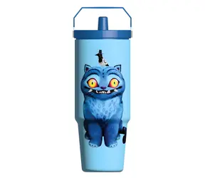 BLUESKY Reisebecher mit K-Pop-Dämonenjäger-Motiv (Derpy Ear) / Becher / Lizenzdesign