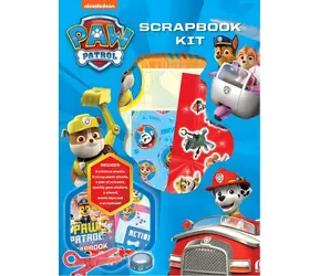 NICKELODEON Paw Patrol Schneideset / Schere, Aufkleber und Vorlage / Notizbuch mit farbigem Papier