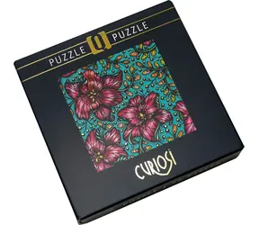 CURIOSI Quadratpuzzle Q Gold: Muster III / 72 Teile / 12,5 × 12,5 cm