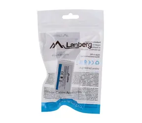 Lanberg RJ45-RJ45 weiß / Netzwerkkabelstecker / Cat6 / UTP ungeschirmt, abwärtskompatibel