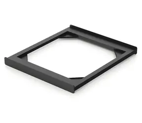 Xavax Stack Classic schwarz / Verbindungsstück für Waschmaschine und Trockner / bis 250 kg