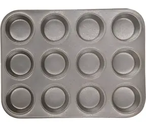 Banquet Granit-Muffinform, 12 Stück / Backform / 35 x 26,5 x 3 cm / XYNFLON-Antihaftbeschichtung