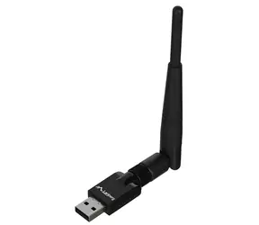 Lanberg NC-0150-WE schwarz / WLAN-USB-Adapter / 150 Mbit/s / 2,4 GHz / USB 2.0