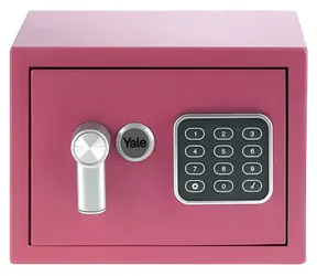 Yale YSV 170 DB2 P rosa / Trezor / Digitales Tastenfeld / 3,8 l / Stahl / Freistehend
