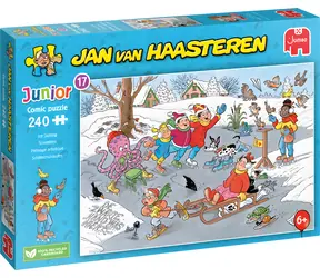 JUMBO Puzzle JvH Junior 17: Eislaufen / 240 Teile / ab 6 Jahren