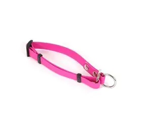 FENICA iQsil Rollhalsband, Fuchsia / Hundehalsband / Nylon / 15 mm / 25-44 cm