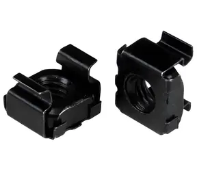 StarTech Käfigmuttern M5 schwarz / Muttern / 50 Stück / Stahl