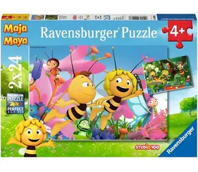 Ravensburger Puzzle Biene Maja / 2x24 Teile / 26 × 18 cm