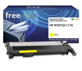 FreeColor W2072A Gelbtoner / Alternative zu HP 117A / Color Laser 150, MFP 178/179 / 700 Seiten