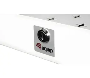 Equip hellgrau / Wandschrank / 19" / 5 HE / Stahltür / 500 x 475 mm