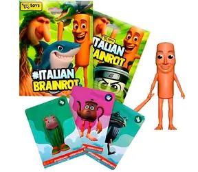 PGS Figur Skifidol Italian Brainrot Universo Psichedelico / Sammlerset / 3 Karten