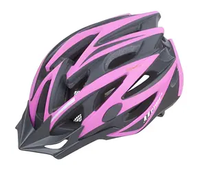 Pro-T PLUS Tarifa schwarz-pink / Fahrradhelm / In-Mold / M (55-58 cm)