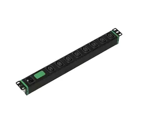 APC Easy Rack PDU Basic 1U / PDU-Verteilereinheit / Horizontal / 230 V / 16 A / 3700 W / C20 -> 8x C13