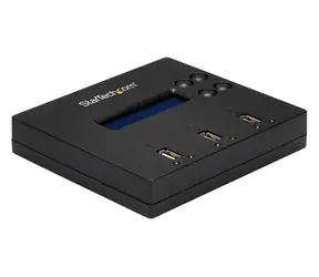StarTech USB-Flash-Duplikator blau / Disk-Duplikator / LCD-Display / USB 2.0 / Netzteil