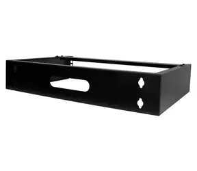 StarTech Wand-Rackmontage 2 HE schwarz / Rackmontage / Tragfähigkeit 35 kg / Breite 498 mm / Tiefe 356 mm