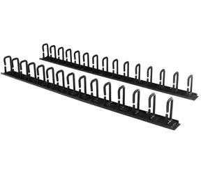 StarTech D-Ring-Kabelhaken 1,8 m / Kabelorganisator / Stahl / 1727 mm / Schwarz