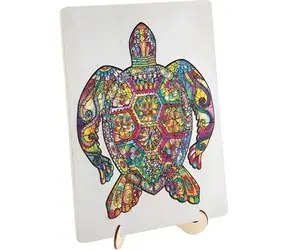 MOXY Outline Puzzle Schildkröte / 130 Teile
